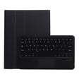 A11B-A Lambskin Texture Square Keycap Bluetooth Keyboard Leather Case with Touch Control For iPad Air 4 2020 10.9 / Pro 11 inch 2021 & 2020 & 2018(Black) - Universal by PMC TechLife | Online Shopping South Africa | PMC TechLife