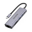 amalink 95122D Type-C / USB-C to RJ45 + 2 Ports USB + PD 3.0 Multi-function HUB(Grey) - free shipping - PMC TechLife - Order now!