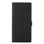 For Sharp Aquos Sense 6 ViLi K Series Magnetic Buckle Horizontal Flip Leather Phone Case(Black)