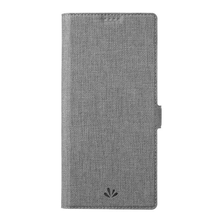For Sharp Aquos Sense 6 ViLi K Series Magnetic Buckle Horizontal Flip Leather Phone Case(Grey)