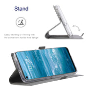 For Sharp Aquos Sense 6 ViLi K Series Magnetic Buckle Horizontal Flip Leather Phone Case(Grey)