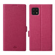 For Sharp Aquos Sense 6 ViLi K Series Magnetic Buckle Horizontal Flip Leather Phone Case(Rose Red) - More Brand by ViLi | Online Shopping South Africa | PMC TechLife | Buy Now Pay Later Mobicred