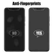 For iPhone 16e / 13 / 13 Pro Transparent Frosted Full Screen Tempered Glass Film