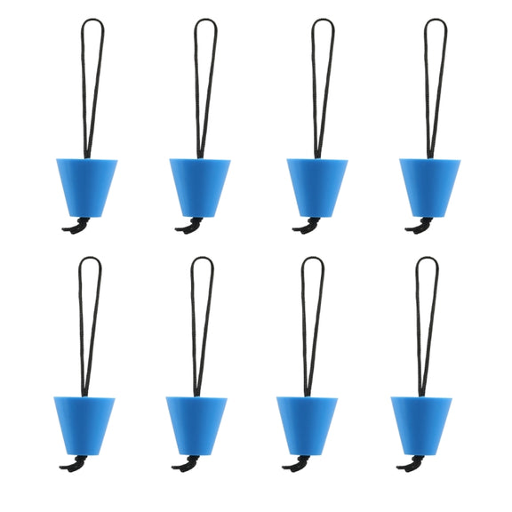 A6701 8 in 1 Blue Kayak Silicone Drain Hole Plug