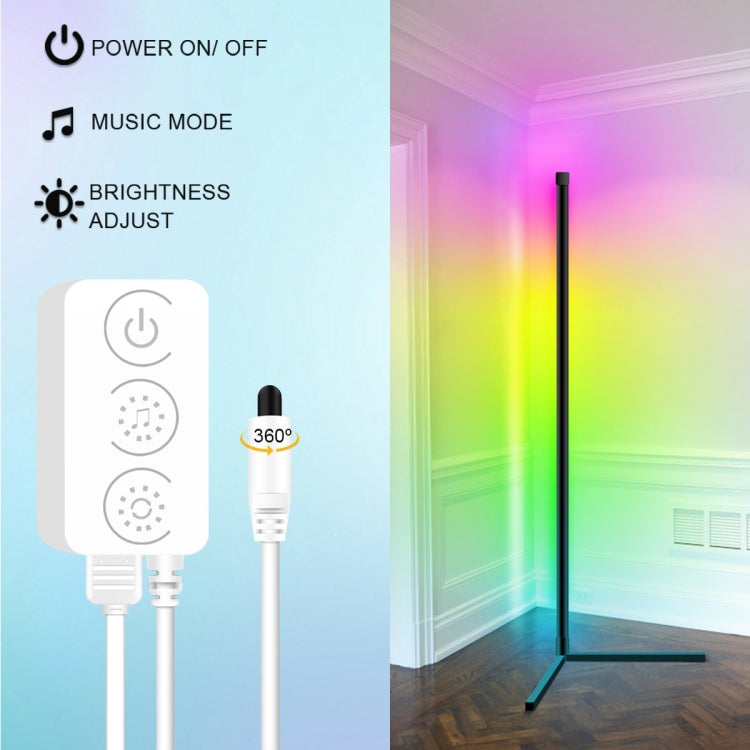 GVVOOHOME LED Symphony Remote Control Floor Atmosphere Light, Power Supply:EU Plug