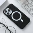 For iPhone 13 mini Silicone Magsafe Phone Case (Black) - iPhone 13 mini Cases by PMC TechLife | Online Shopping South Africa | PMC TechLife