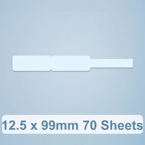12.5 x 99mm 70 Sheets Thermal Label Data Cable Sort Stickers For NiiMbot D101 / D11(Cyan Cloud)