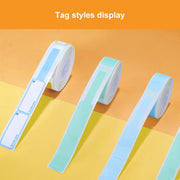 12.5 x 99mm 70 Sheets Thermal Label Data Cable Sort Stickers For NiiMbot D101 / D11(Mint Green)