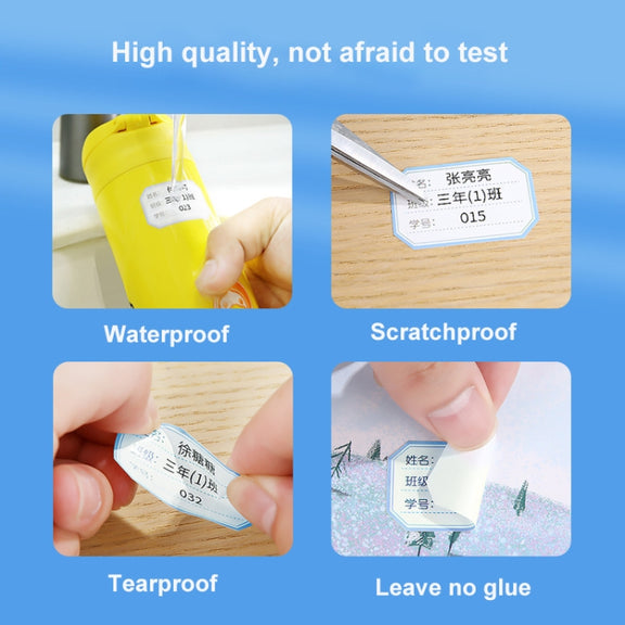 12.5 x 99mm 70 Sheets Thermal Label Data Cable Sort Stickers For NiiMbot D101 / D11(Mint Green)