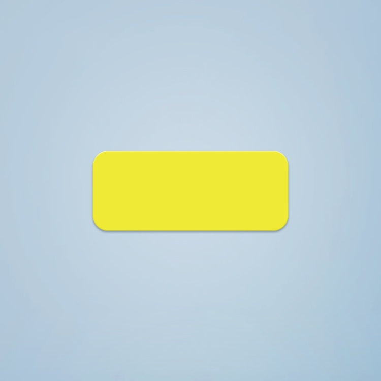 10 x 25mm 240 Sheets Thermal Printing Label Paper Stickers For NiiMbot D101 / D11(Yellow)