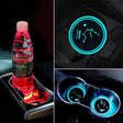 2 PCS Car Constellation Series AcrylicColorful USB Charger Water Cup Groove LED Atmosphere Light(Aquarius) - Car Drink Holders by PMC TechLife | Online Shopping South Africa | PMC TechLife | Buy Now Pay Later Mobicred