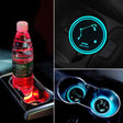 2 PCS Car Constellation Series AcrylicColorful USB Charger Water Cup Groove LED Atmosphere Light(Aries) - free shipping - PMC TechLife - Order now!