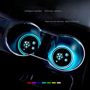 Car AcrylicColorful USB Charger Water Cup Groove LED Atmosphere Light(Bell)