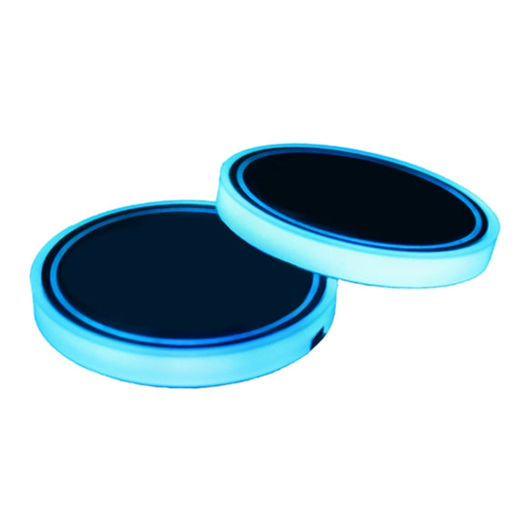 Car AcrylicColorful USB Charger Water Cup Groove LED Atmosphere Light(Bell)
