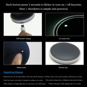 Car AcrylicColorful USB Charger Water Cup Groove LED Atmosphere Light(Bell)