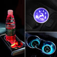 Car AcrylicColorful USB Charger Water Cup Groove LED Atmosphere Light(Christmas) - Car Drink Holders by PMC TechLife | Online Shopping South Africa | PMC TechLife | Buy Now Pay Later Mobicred