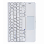 H-102C Touch Bluetooth Keyboard Leather Case with Rear Three-fold Holder For iPad 10.2 2020 & 2019 / Pro 10.5 inch(Rainbow)