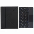 H-109C Touch Bluetooth Keyboard Leather Case with Rear Three-fold Holder For iPad Pro 11 inch 2021 & 2020 & 2018 / Air 2020 10.9(Black) - Universal by PMC TechLife | Online Shopping South Africa | PMC TechLife