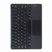 H-109C Touch Bluetooth Keyboard Leather Case with Rear Three-fold Holder For iPad Pro 11 inch 2021 & 2020 & 2018 / Air 2020 10.9(Black)
