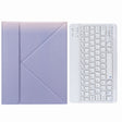 H-097 Bluetooth Keyboard Leather Case with Rear Three-fold Holder For iPad 9.7 2018 & 2017(Purple) - Universal by PMC TechLife | Online Shopping South Africa | PMC TechLife