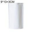 100 PCS/Set Matte Aluminum Foil Snack Stand-up Pouch, Size:9x13+3cm(White) - Preservation Supplies by PMC TechLife | Online Shopping South Africa | PMC TechLife | Buy Now Pay Later Mobicred