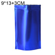 100 PCS/Set Matte Aluminum Foil Snack Stand-up Pouch, Size:9x13+3cm(Blue) - Preservation Supplies by PMC TechLife | Online Shopping South Africa | PMC TechLife | Buy Now Pay Later Mobicred