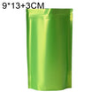 100 PCS/Set Matte Aluminum Foil Snack Stand-up Pouch, Size:9x13+3cm(Green) - Preservation Supplies by PMC TechLife | Online Shopping South Africa | PMC TechLife | Buy Now Pay Later Mobicred