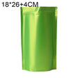 100 PCS/Set Matte Aluminum Foil Snack Stand-up Pouch, Size:18x26+4cm(Green) - Preservation Supplies by PMC TechLife | Online Shopping South Africa | PMC TechLife | Buy Now Pay Later Mobicred