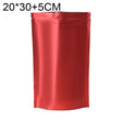 100 PCS/Set Matte Aluminum Foil Snack Stand-up Pouch, Size:20x30+5cm(Red) - Preservation Supplies by PMC TechLife | Online Shopping South Africa | PMC TechLife | Buy Now Pay Later Mobicred