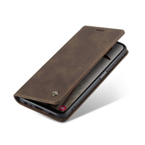 For Samsung Galaxy A13 4G/A13 5G/A04S/A04/M13 5G CaseMe 013 Multifunctional Horizontal Flip Leather Phone Case(Coffee)