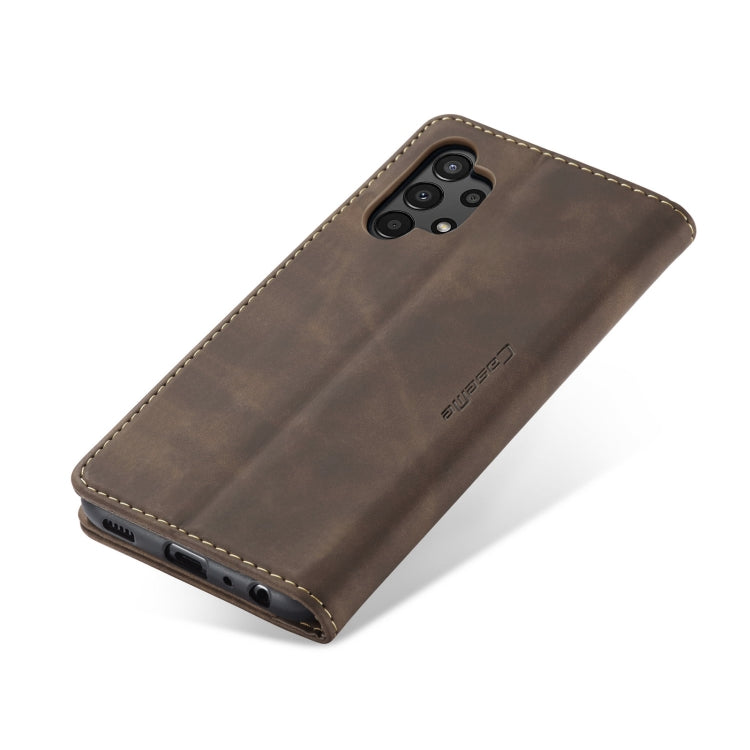 For Samsung Galaxy A13 4G/A13 5G/A04S/A04/M13 5G CaseMe 013 Multifunctional Horizontal Flip Leather Phone Case(Coffee)