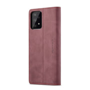 For Samsung Galaxy A33 5G CaseMe 013 Multifunctional Horizontal Flip Leather Phone Case(Wine Red)