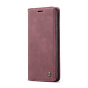 For Samsung Galaxy A53 5G CaseMe 013 Multifunctional Horizontal Flip Leather Phone Case(Wine Red)
