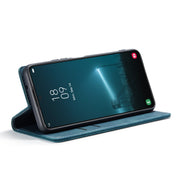 For Samsung Galaxy S22 CaseMe 013 Multifunctional Horizontal Flip Leather Phone Case(Blue)