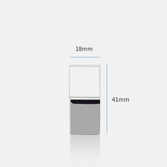 Crystal Flash Light Emitting USB 2.0 Flash Drive Car Music USB Flash Drive, Capacity:64GB(White)