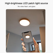 Macaron LED Round Ceiling Lamp, White Light, Size:30cm(Black)