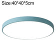 Macaron LED Round Ceiling Lamp, White Light, Size:40cm(Blue) - Celling Lights & Chandeliers by PMc TechLife | Online Shopping South Africa | PMc TechLife | Buy Now Pay Later Mobicred