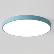 Macaron LED Round Ceiling Lamp, White Light, Size:40cm(Blue)
