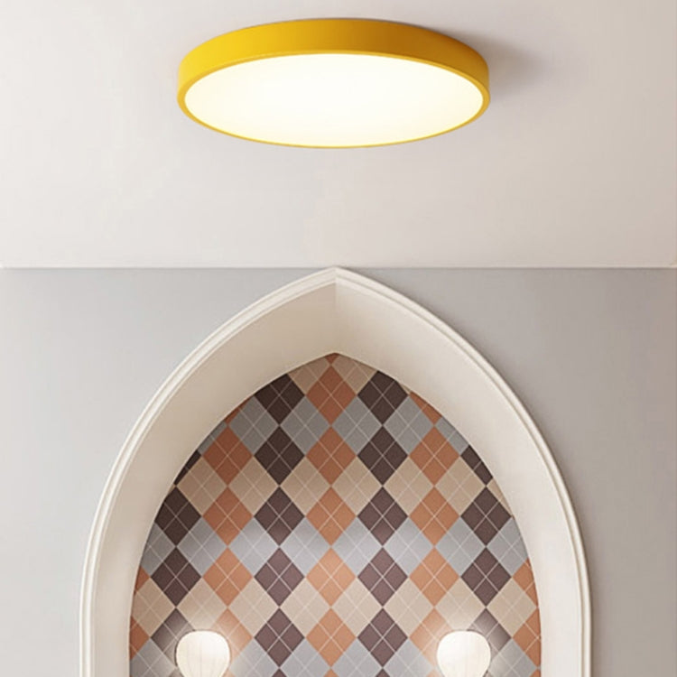 Macaron LED Round Ceiling Lamp, White Light, Size:40cm(Blue)