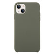 For iPhone 13 Solid Silicone Phone Case(Olive Green) - iPhone 13 Cases by PMC TechLife | Online Shopping South Africa | PMC TechLife