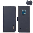 For Nokia XR20 KHAZNEH Side-Magnetic Litchi Genuine Leather RFID Phone Case(Blue) - Nokia Cases by PMC TechLife | Online Shopping South Africa | PMC TechLife | Buy Now Pay Later Mobicred