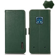 For Nokia XR20 KHAZNEH Side-Magnetic Litchi Genuine Leather RFID Phone Case(Green) - Nokia Cases by PMC TechLife | Online Shopping South Africa | PMC TechLife | Buy Now Pay Later Mobicred