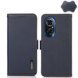 For Honor 50 SE KHAZNEH Side-Magnetic Litchi Genuine Leather RFID Phone Case(Blue) - Honor Cases by PMC TechLife | Online Shopping South Africa | PMC TechLife | Buy Now Pay Later Mobicred
