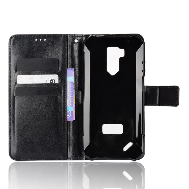 For Ulefone Armor X9 Retro Crazy Horse Texture Leather Phone Case(Black)
