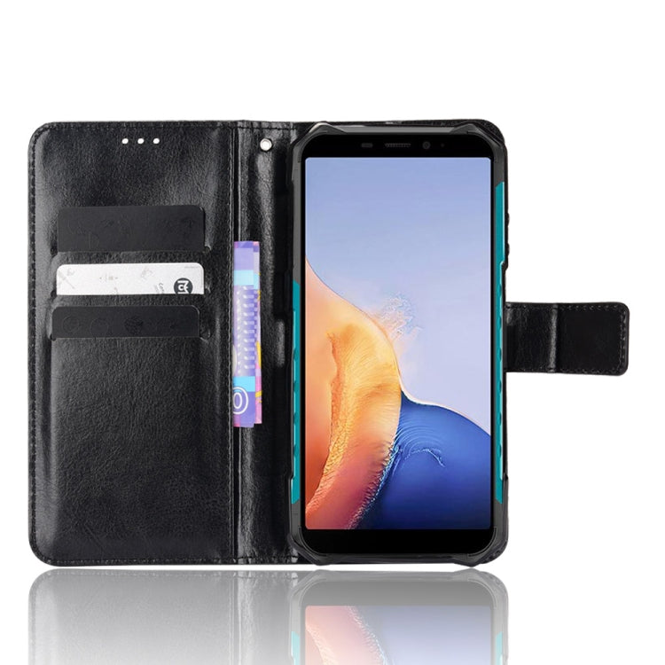 For Ulefone Armor X9 Retro Crazy Horse Texture Leather Phone Case(Black)