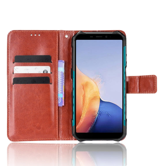 For Ulefone Armor X9 Retro Crazy Horse Texture Leather Phone Case(Brown)