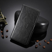 For Ulefone Note 6/ Note 6P Retro Crazy Horse Texture Leather Phone Case(Black)