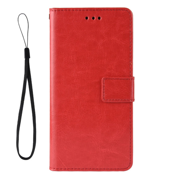 For Ulefone Note 6/ Note 6P Retro Crazy Horse Texture Leather Phone Case(Red)
