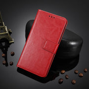 For Ulefone Note 6/ Note 6P Retro Crazy Horse Texture Leather Phone Case(Red)