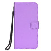 For Ulefone Note 6/ Note 6P Diamond Texture Leather Phone Case(Purple)